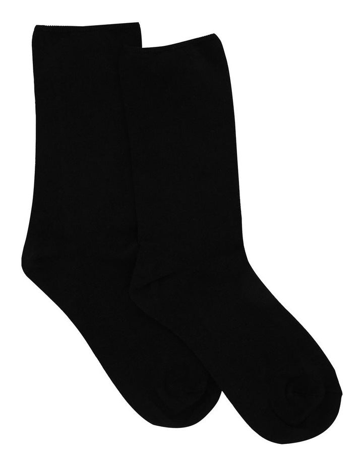 Comfort Top Sock in Black