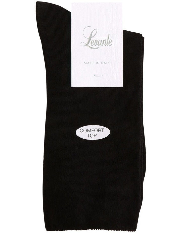 Comfort Top Sock in Black