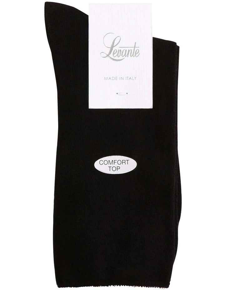 Comfort Top Sock in Black