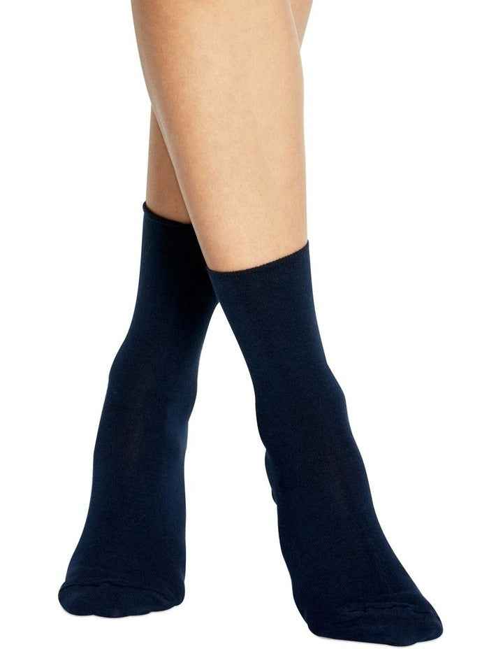 Comfort Top Sock in Navy
