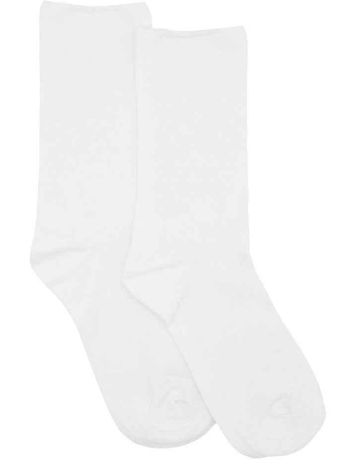 Comfort Top Sock in White