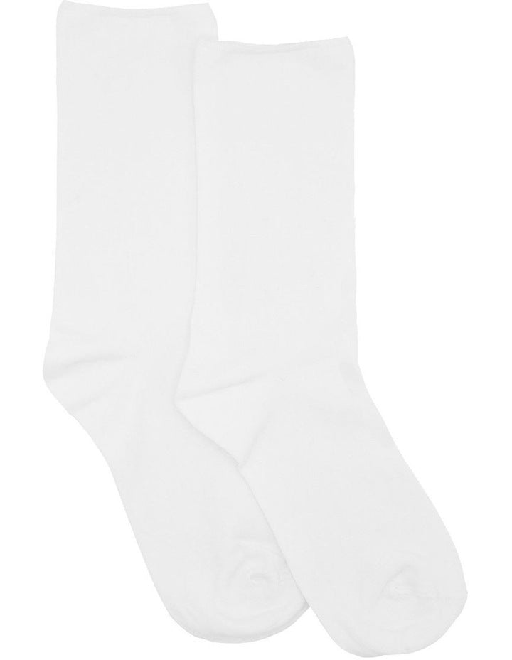 Comfort Top Sock in White