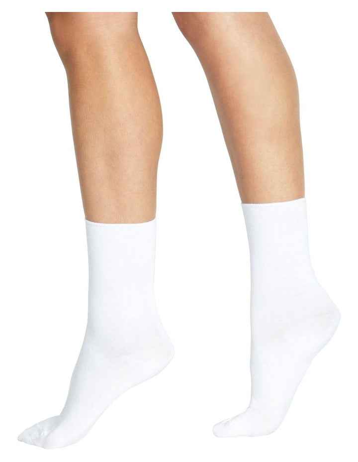 Comfort Top Sock in White