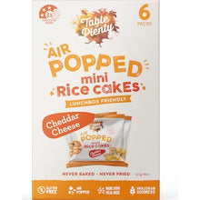 Table Of Plenty Air Popped Mini Rice Cakes Cheddar Cheese Snack 6 pack