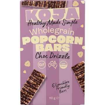Koja Wholegrain Popcorn Bar Chocolate Drizzle 5 pack