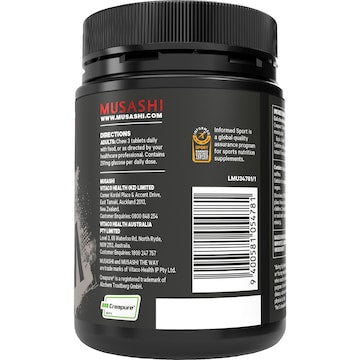 Musashi Creatine Chewable Tablets Berry Flavour 60 pack