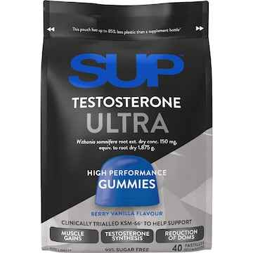 SUP Testosterone Ultra Gummies 40 pack