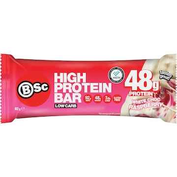 BSc High Protein Bar White Choc Raspberry 92g