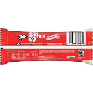 BSc High Protein Bar White Choc Raspberry 92g