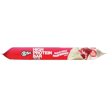 BSc High Protein Bar White Choc Raspberry 92g