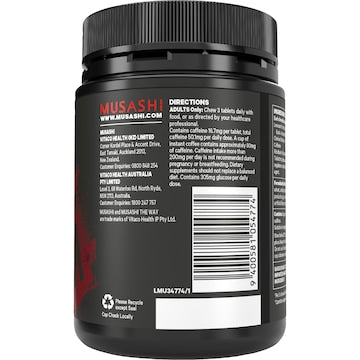Musashi Shred Chewable Tablets Sour Punch Flavour 54 pack