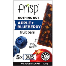 Frisp Nothing But Fruit Mini Bars Apple & Blueberry 20g x 5 pack