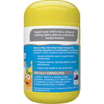 Nature's Way Kids Smart Vita Gummies Attention & Concentration 40 pack