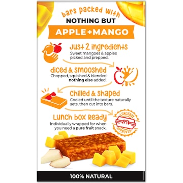Frisp Mini Fruit Bars Apple & Mango 20g x 5 pack