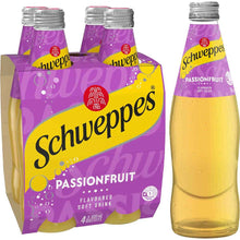 Schweppes Passionfruit Soft Drink 300mL x 4 pack