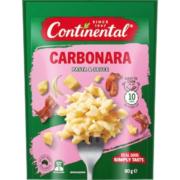 Continental Pasta & Sauce Carbonara 80g