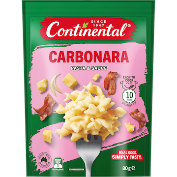 Continental Pasta & Sauce Carbonara 80g