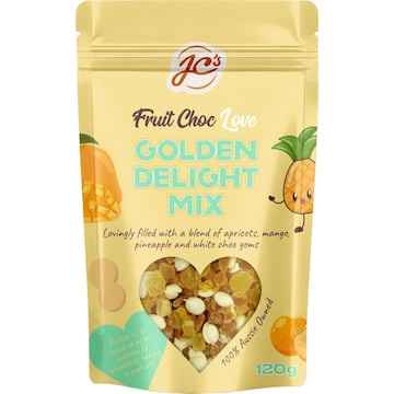 JC's Fruit Choc Golden Delight Mix 120g