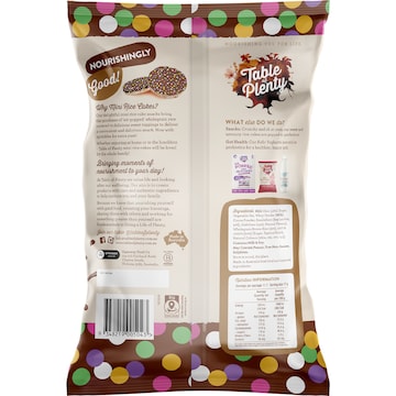 Table Of Plenty Mini Rice Cakes Milk Chocolate With 100s & 1000s 200g