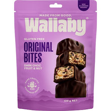Wallaby Original Bites Dark Choc Fruit & Nut 120g