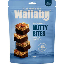 Wallaby Gluten Free Nutty Bites Vanilla Sea Salt 120g