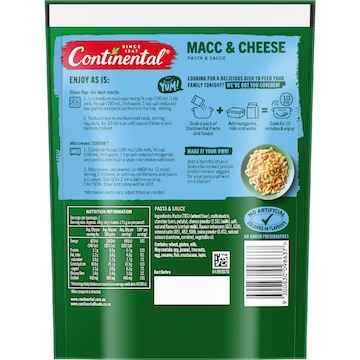 Continental Pasta & Sauce Macc & Cheese 80g