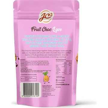 JC's Fruit Choc Tropical Treat Mix 120g