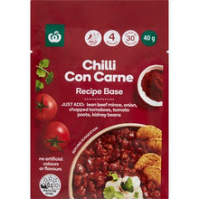 Woolworths Recipe Base Chilli Con Carne 40g
