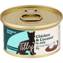 Tilly Wet Cat Food Can Chicken & Coconut In Jelly 80g