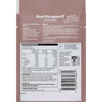 Woolworths Recipe Base Beef Stroganoff 35g