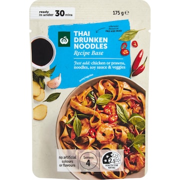 Woolworths Recipe Base Thai Drunken Noodles 175g