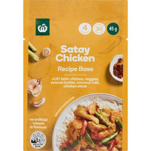Woolworths Recipe Base Satay Chicken 45g
