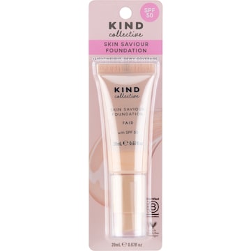 KIND Collective Skin Saviour Foundation With SPF 50 Fair 20mL