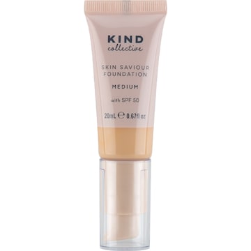 KIND Collective Skin Saviour Foundation With SPF 50 Medium 20mL