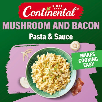 Continental Pasta & Sauce Mushroom & Bacon 80g