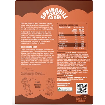 Springhill Farm Choc Oat Slice 5 pack
