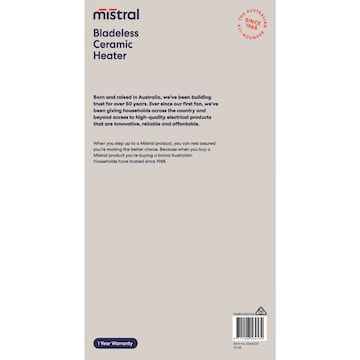 Mistral Bladeless Heater each