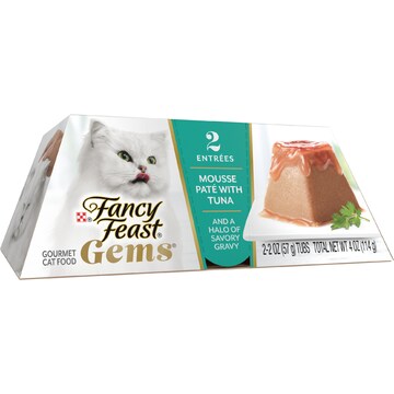 Fancy Feast Gems Mousse Pate With Tuna Wet Cat Food 57g x 2 pack