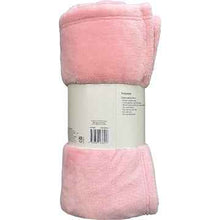Plush Throw Pink each