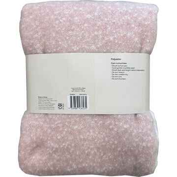 Faux Wool Throw Mauve each