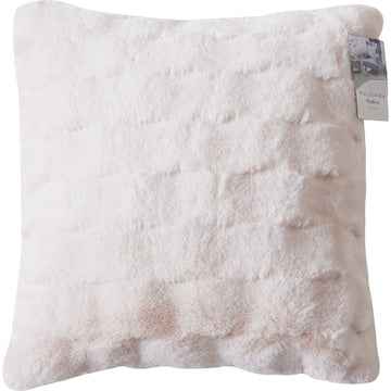 Wavy Faux Fur Cushion Cream each