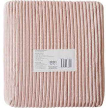 Queen Flannel Quilt Cover Set Pink Stripe each