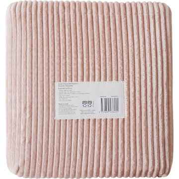 Queen Flannel Quilt Cover Set Pink Stripe each