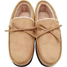 Mens Moccasin Slippers Tan Size 7/8 each
