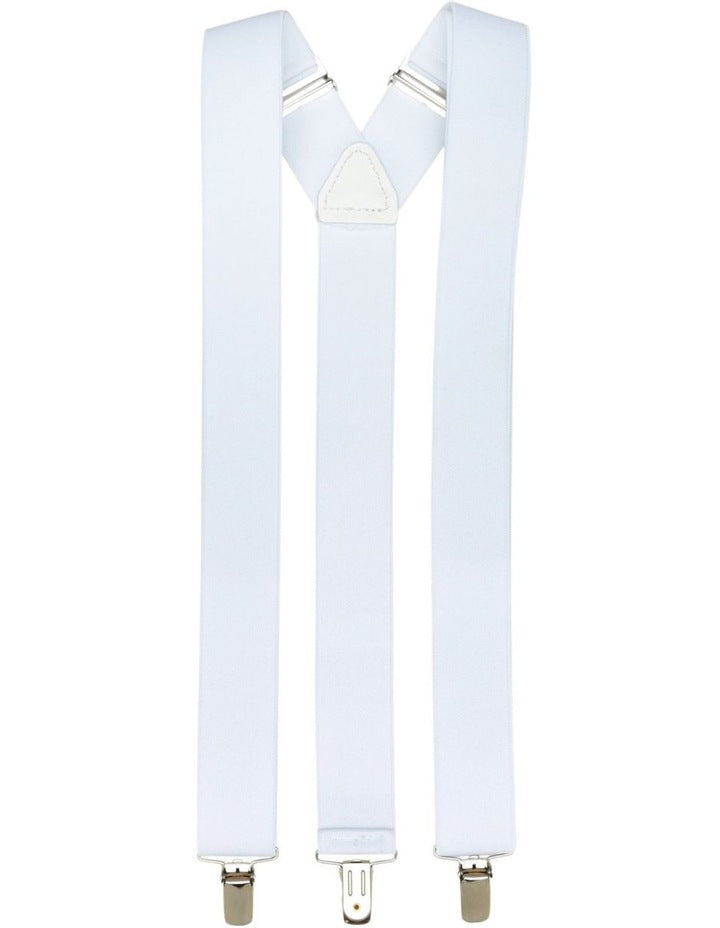 Plain Braces 35mm in White