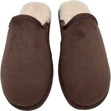 Mens Slide Slippers Chocolate Size 11/12 each