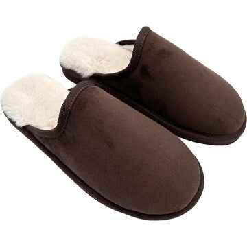 Mens Slide Slippers Chocolate Size 11/12 each