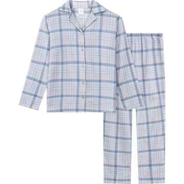 Ladies Flannelette Pyjamas Blue Size S each