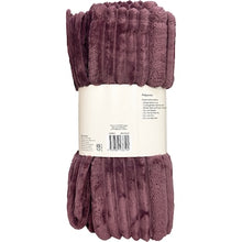 Patterned Plush Throw Burgundy each
