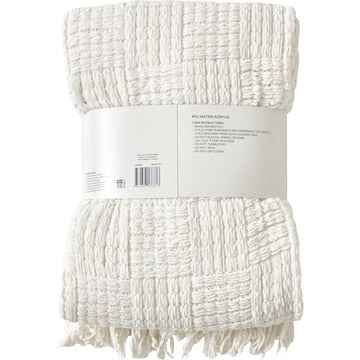 Chunky Knitted Throw White each